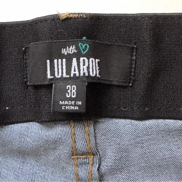 Lularoe Magic Waist Skinny Fit Bootcut Jeans 38 Stretch Comfy Mom Medium Wash - Picture 5 of 14